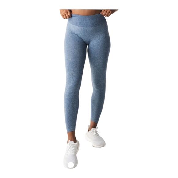 Vitality NIP Formation Sustainable High Rise Compression Legging Navy Heather LG - Picture 1 of 16